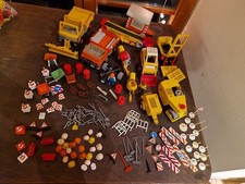 Playmobil Baustellen Konvolut Fahrzeuge Zubehör  169tlg