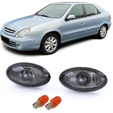 Klarglas Seitenblinker Schwarz