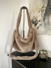 Tasche Plüsch Damen Shopper