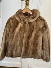 Nerz Jacke - beige/caramel -