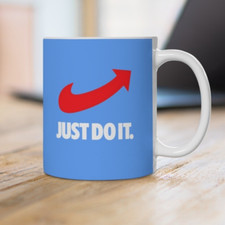 Schöne JUST DO IT, AfD Tasse