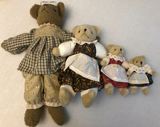 Teddybär Familie, Vater, Mutter, Kinder, Teddy Bären, Plüschtiere, Kuscheltier