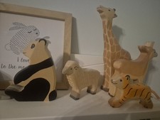 Holztiger Holzfiguren Set - Rarität  