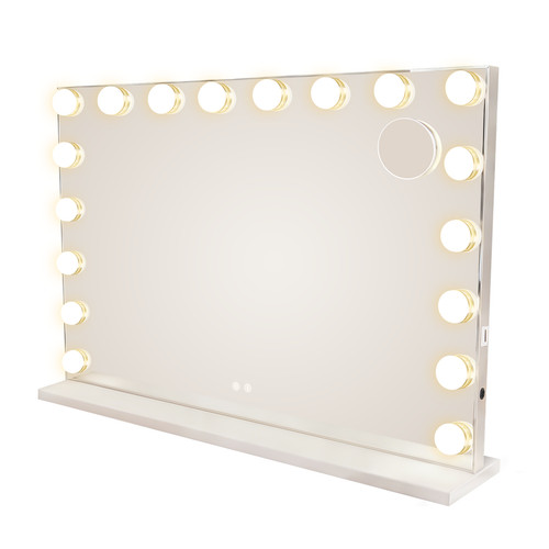 80x60cm hollywood spiegel mit - 80x60cm,