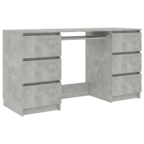 Schreibtisch betongrau - schreibtisch,