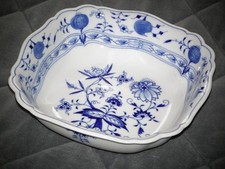 MEISSEN Zwiebelmuster wunderschöne Schüssel 24 cm x 6,8 cm