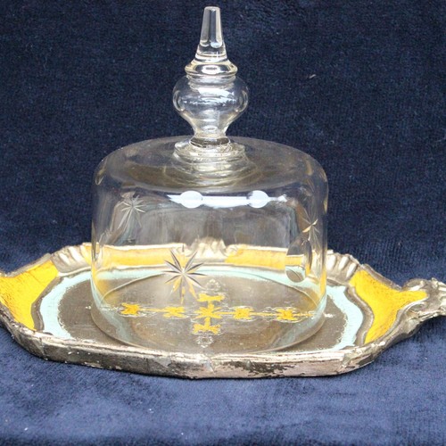 Antike käseglocke aus - käseglocke, glas