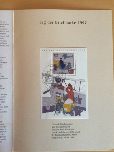 Philatelie schmuckblatt tag - philatelie,