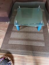 glas couchtisch mit zwei