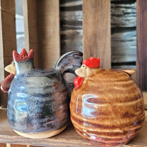 Hahn henne huhn dekofigur - hahn,