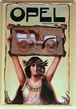 Blechschild - OPEL Motorwagen