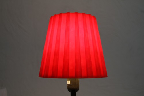 Lampenschirm xanti rot - lampenschirm,