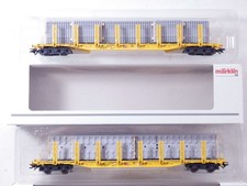 »SAMMLUNG MÄRKLIN 94533 H0 AC · 2X DOPPELRUNGENWAGEN SOMO · OVP« 