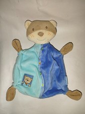 Babydream Teddy Bär blau Schmusetuch Kuscheltuch Schnuffeltuch 22cm TOP 