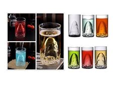 Trinkglas Haifisch Glas 2er Set Hai Longdrink Stammtisch Geschenk Bar Cocktai