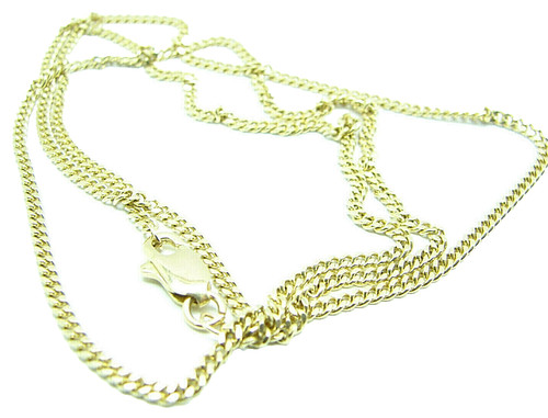Unisex panzer gold kette - unisex, 585