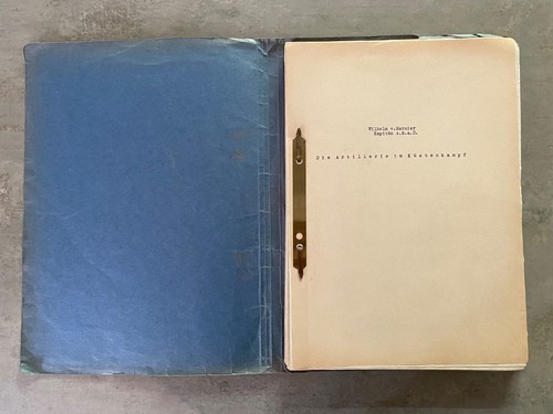 Manuskript des buches die - des,