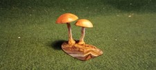 Handgedrechselte Deko Pilze