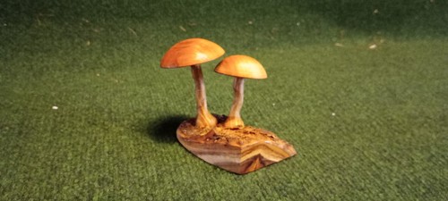 Handgedrechselte deko pilze - handgedrechselte,