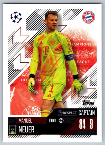 2023 topps manuel neuer - neuer,