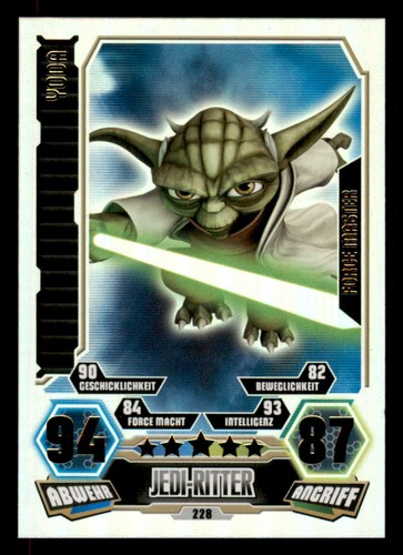 Yoda star wars force - star, attax
