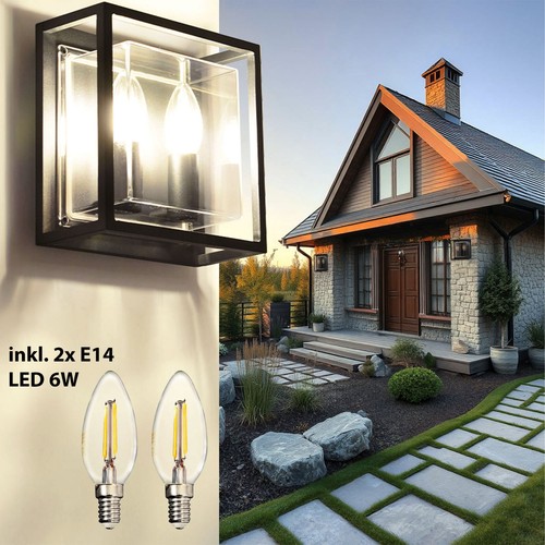 E14 außenwandlampe aluminium - e14,