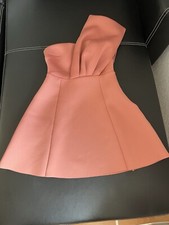 ASOS one shoulder mini kleid 38  rosa für Hochzeit Party Junggesellinnenabschied