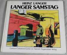 Buch: LANGER SAMSTAG - Cartoon / Karikatur von Heinz Langer 1982    /S205