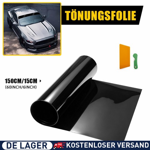Scheibenaufkleber tief schwarz - tief,