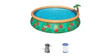 Bestway Fast Set Pool Paradise Palms Swimming Pool Schwimmbecken