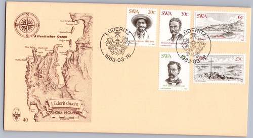 Namibia swa fdc - namibia, lüderitz