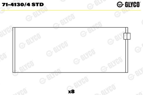 Glyco 4130 std big end - glyco,