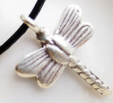 Klein Silber Kettenanhänger Libelle Filigran Insekt Tinkerbell Fee Handarbeit