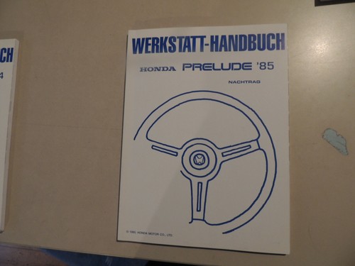 Werkstatthandbuch nachtrag - werkstatthandbuch,