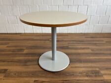 Steelcase Besprechungstisch rund 80cm Buche grau