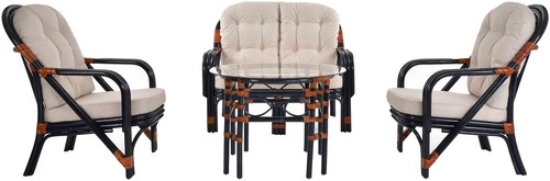 Set rattan gruppe - set/4,