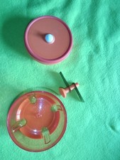 Tupperware Happy Chef in orange für Zwiebeln Knoblauch schneiden einfach Klasse