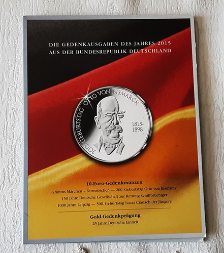 Münzen euro 2015 - 5, 10