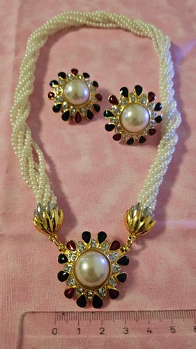 Modeschmuckset perlenkette - modeschmuckset,