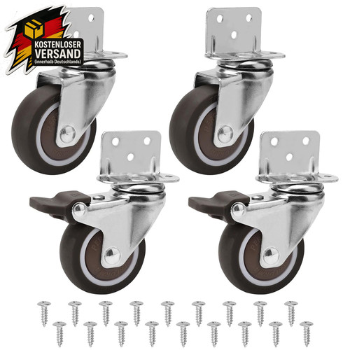 Möbelrollen set mit - 50,