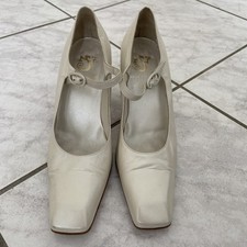 Mary Janes Da.Pumps GR.36,5 weiß Elfenbein 