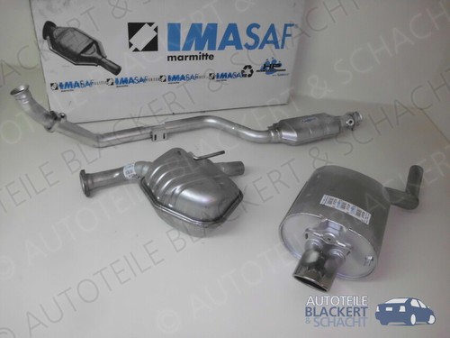 Imasaf auspuffanlage komplett - auspuffanlage,