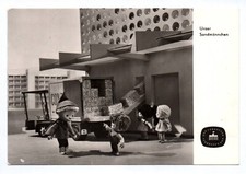 Ak Unser Sandmännchen 1972 Sandmann mit Kindern am Warenhaus