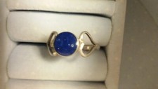 Ring 925 Lapis Lazuli Heart