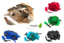 3g Hahnenschlappen 10-15cm Vogelfedern Schmuckfedern Hahnenfedern Hennenfedern