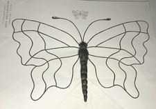 Tiffanytechnik /Objekt Schmetterling massiv Schnittmuster /  BoSi Art seit 1990