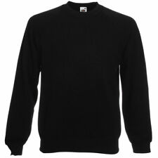 3er Pack Fruit of the Loom Classic Raglan Sweat Sweatshirt Herren Damen Unisex