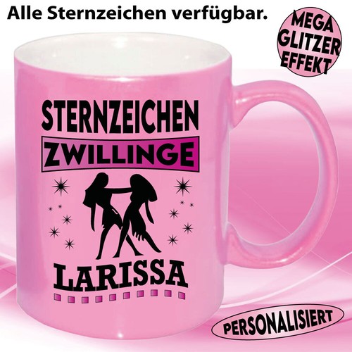 Tasse sternzeichen mit name - tasse,
