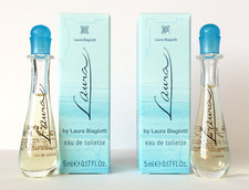 Laura by Laura Biagiotti Eau de Toilette 5 ml EdT OVP (2 x 5 ml Miniature)