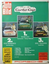 Plakat Poster Porsche 944 Turbo Cup 1987 Asch Oberdorfer 36x48 cm Kleinformat